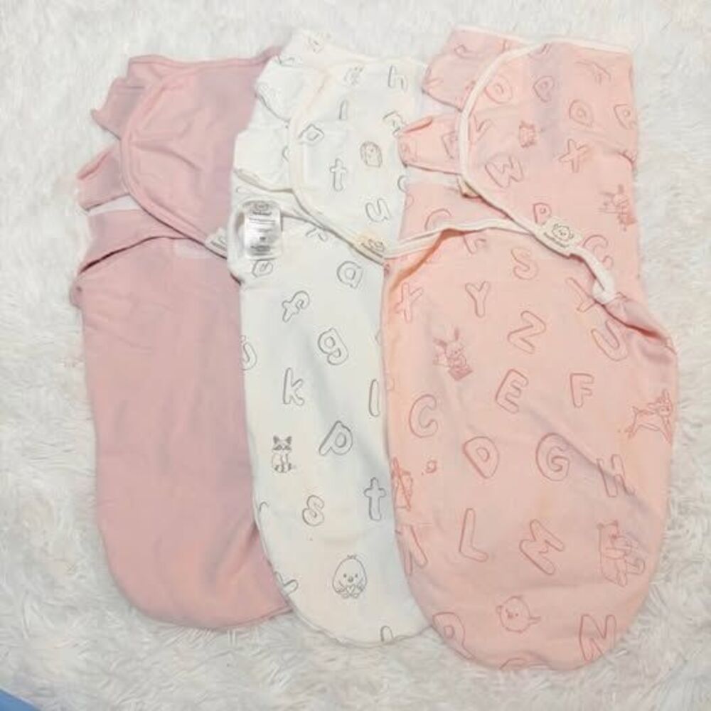 KeaBabies Organic Cotton Newborn Swaddles 0-3M 3 Pack